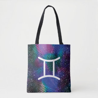 Gemini Zodiac Tote Bag Tygkasse
