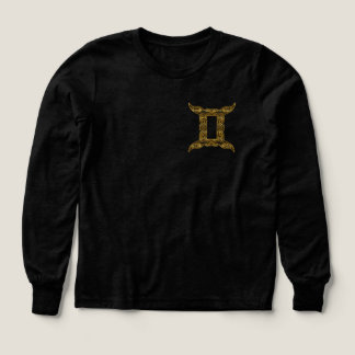 Gemini Zodiac - Tribal Guld T Shirt