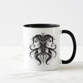 Gemini Zodiac Twin Symbol Astrology Mugg
