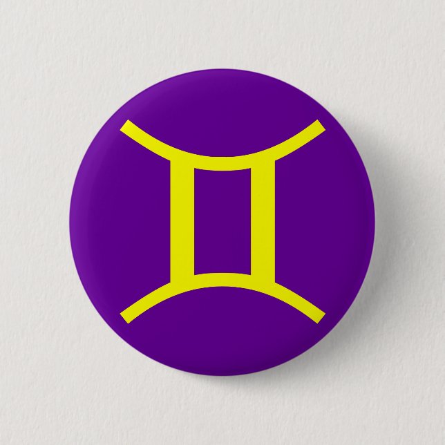 GEMINI, ZODIACAL SIGN KNAPP (Framsida)