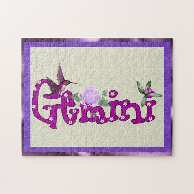 Geminiblommor Pussel (Horisontell)