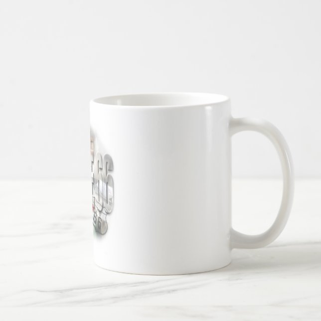 Geminijätte - rutt 66 kaffemugg (Höger)