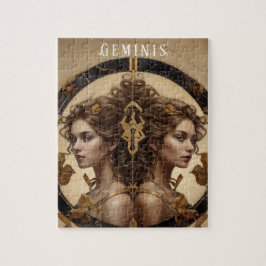 Geminis Female Jigasw Puzzle Pussel
