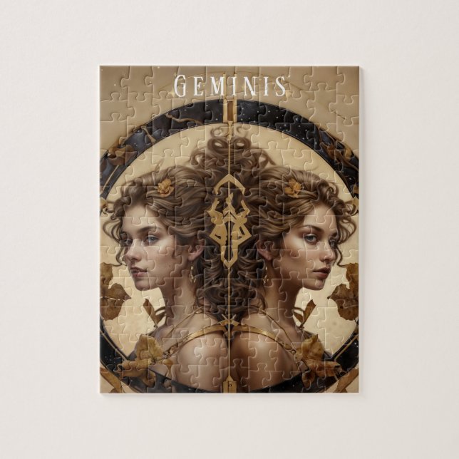 Geminis Female Jigasw Puzzle Pussel (Vertikal)