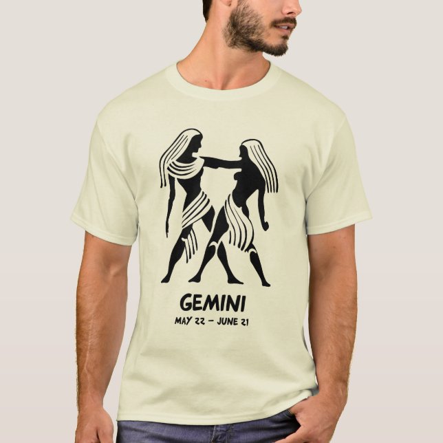 Geminit-skjorta Tee Shirt (Framsida)