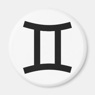 GeminiZodiac undertecknar symbolen Magnet