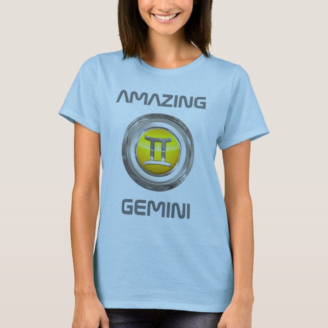 GeminiZodiac undertecknar Tee (Framsida)