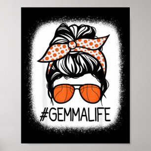 Gemma Blekte Baseball För Farmödrar Poster