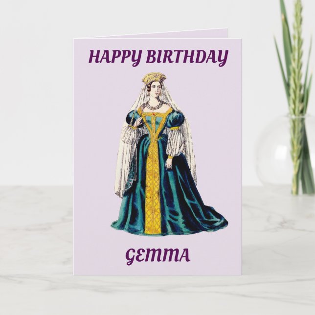 GEMMA ~ Personlig ~ Kort (Framsida)