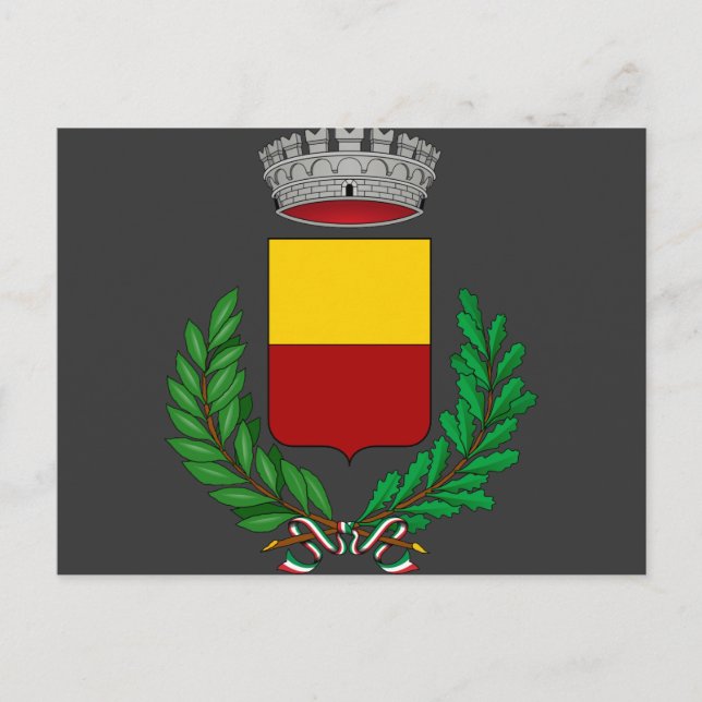 Gemona del Friuli Stemma, Italien Vykort (Framsida)