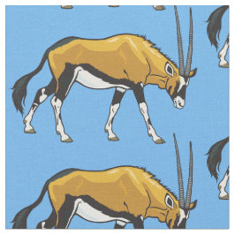 Gemsbok, gemsbuck eller sydafrikansk oryx tyg