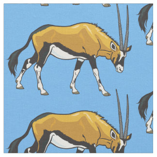 Gemsbok, gemsbuck eller sydafrikansk oryx tyg