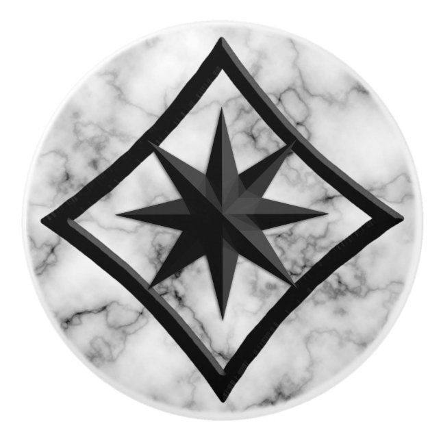 Gemstenen, grått/grå färg marmorerar & svärtar knopp (Framsidan)