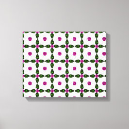 Gemstone Art, Lila Grönt Canvastryck