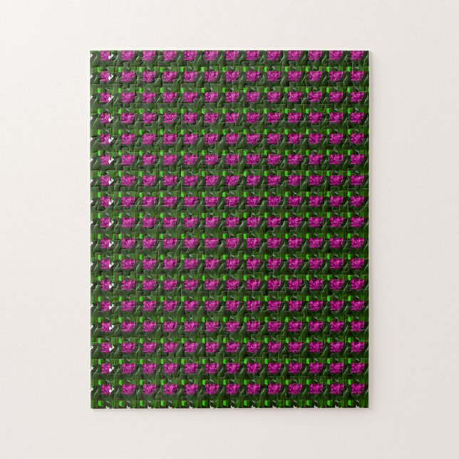 Gemstone Art, Lila Grönt Pussel (Vertikal)