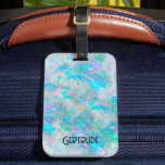 gemstone-bagagetagg bagagebricka<br><div class="desc">bagagetagg för opal struktur</div>