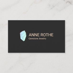 Gemstone Crystal Healer och Jewelry Designer Visitkort