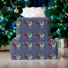 Gemstone Crystal Reindeer Christmas Holiday Presentpapper
