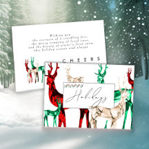 Gemstone Crystal Reindeer jul-Helgdag Card