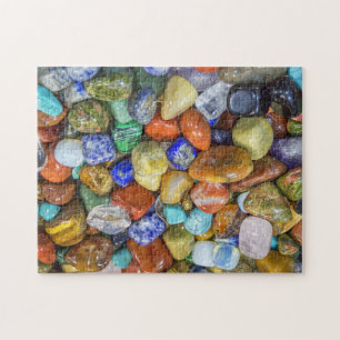 Gemstone Crystal Tumed Stones Gemology Pussel