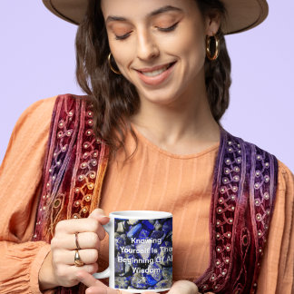Gemstone Crystals Lapis Lazuli Mugg
