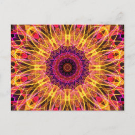 Gemstone Dream kaleidoscope Vykort