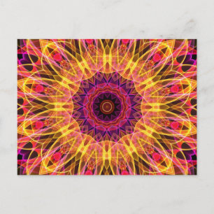 Gemstone Dream kaleidoscope Vykort