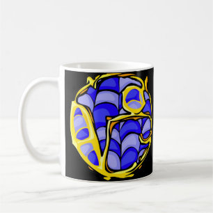 Gemstone Färgad Capricorn Kaffemugg