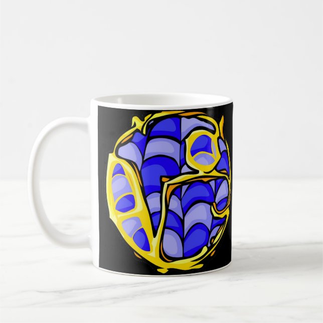 Gemstone Färgad Capricorn Kaffemugg (Vänster)