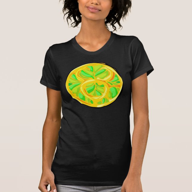 Gemstone Färgad Taurus Symbol Tee Shirt (Framsida)