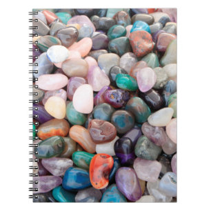 Gemstone-geologisk mineral - dyrt anteckningsbok