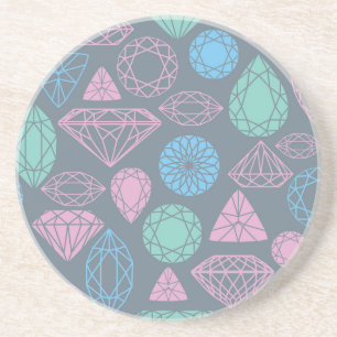 Gemstone Icon Mönster Underlägg