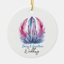 gemstone-kristallvattenfärg bröllop