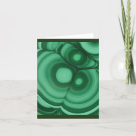 Gemstone Malachite Tack Kort