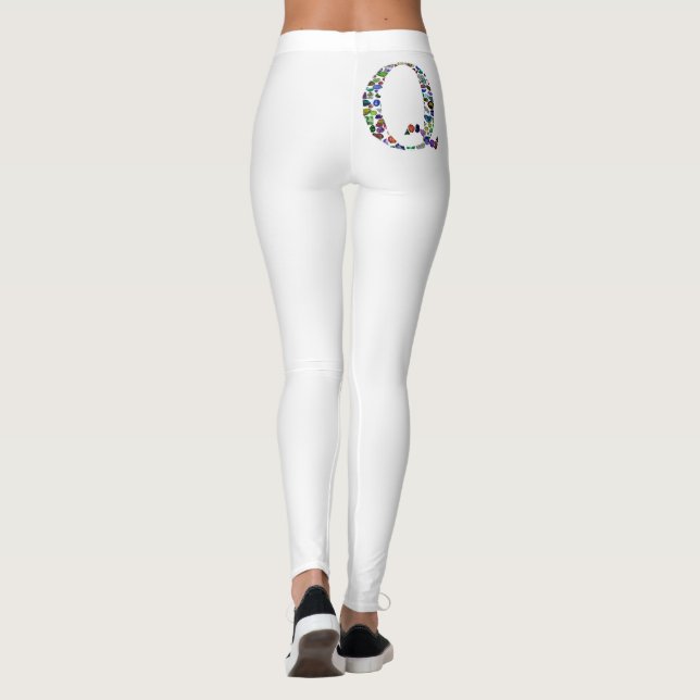 Gemstone Monogram Brev Q Leggings (Baksida)