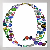 Gemstone Monogram Brev Q