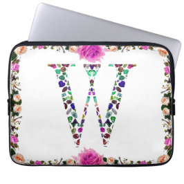 Gemstone Monogram Brev W Laptop Fodral
