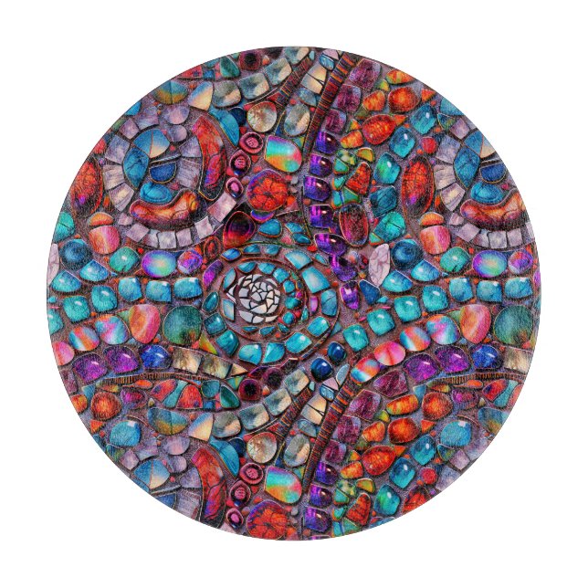 Gemstone Mosaic Caking Board (Framsidan)