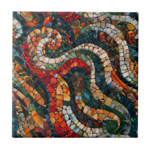 Gemstone Mosaic Ceramic Tile Kakelplatta
