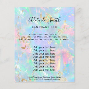 gemstone opal FAUX-härkomst Flygblad