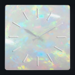 gemstone-opal-foto fyrkantig klocka<br><div class="desc">klocka för optisk fotovägg</div>