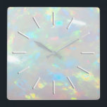 gemstone-opal-foto fyrkantig klocka<br><div class="desc">klocka för optisk fotovägg</div>