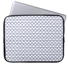 Gemstone Sapphire Blue Heart Laptop Fodral