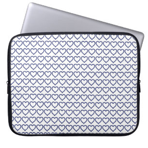 Gemstone Sapphire Blue Heart Laptop Fodral