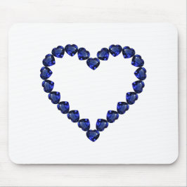 Gemstone Sapphire Blue Heart Musmatta