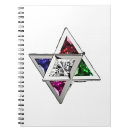 Gemstone Star Anteckningsbok