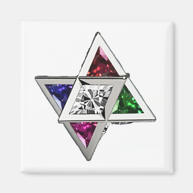 Gemstone Star Magnet (Framsidan)