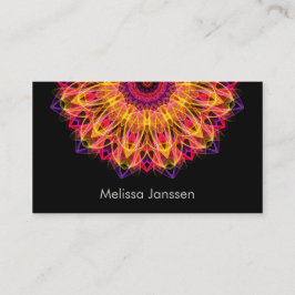 Gemstonedröm - mandala visitkort