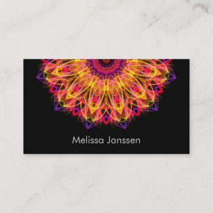 Gemstonedröm - mandala visitkort