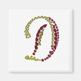 Gemstones Initial Brev D Magnet